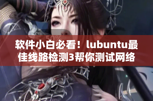 軟件小白必看！lubuntu最佳線路檢測3幫你測試網(wǎng)絡(luò)質(zhì)量
