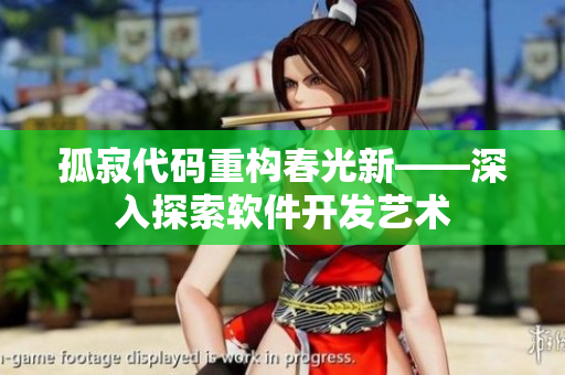 孤寂代碼重構(gòu)春光新——深入探索軟件開發(fā)藝術(shù)