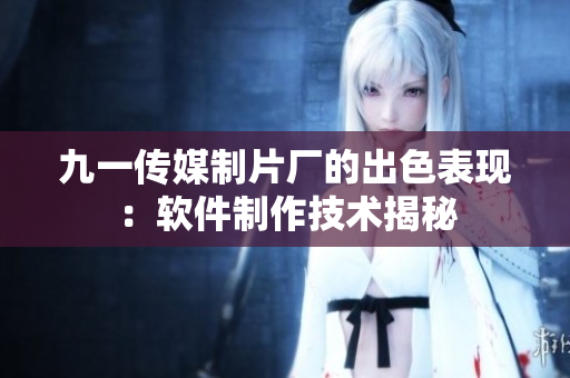 九一傳媒制片廠的出色表現(xiàn)：軟件制作技術(shù)揭秘