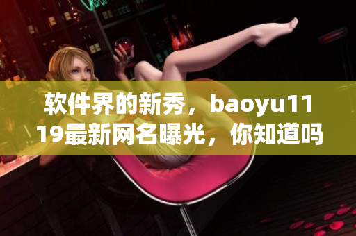 軟件界的新秀，baoyu1119最新網(wǎng)名曝光，你知道嗎？