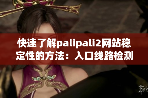 快速了解palipali2網站穩(wěn)定性的方法：入口線路檢測