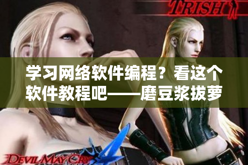 學(xué)習(xí)網(wǎng)絡(luò)軟件編程？看這個(gè)軟件教程吧——磨豆?jié){拔蘿卜視頻教程！