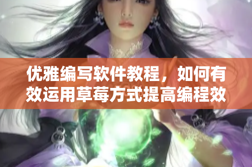優(yōu)雅編寫軟件教程，如何有效運用草莓方式提高編程效率