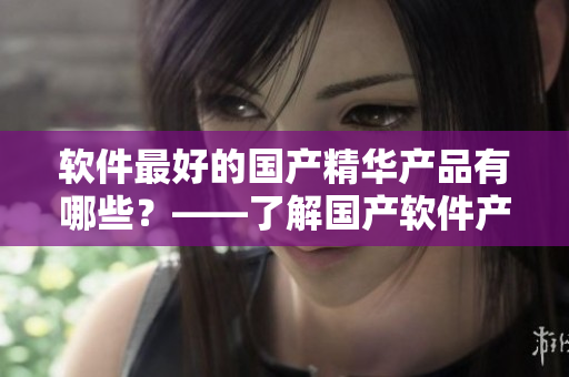 軟件最好的國產精華產品有哪些？——了解國產軟件產品的最佳選擇