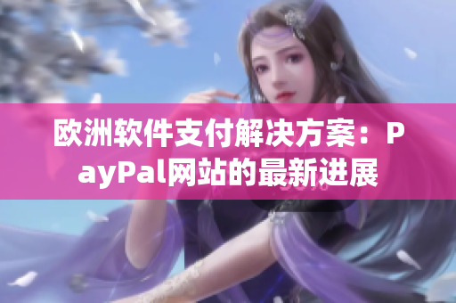 歐洲軟件支付解決方案：PayPal網(wǎng)站的最新進(jìn)展