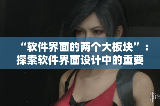 “軟件界面的兩個大板塊”：探索軟件界面設(shè)計中的重要元素