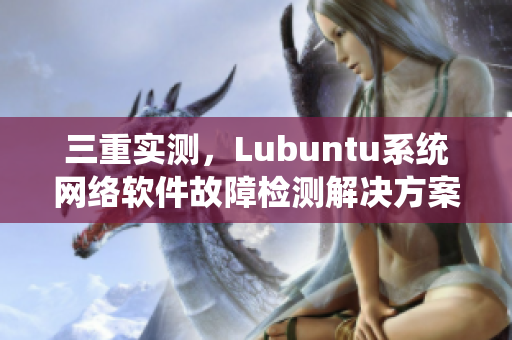 三重實測，Lubuntu系統(tǒng)網(wǎng)絡軟件故障檢測解決方案