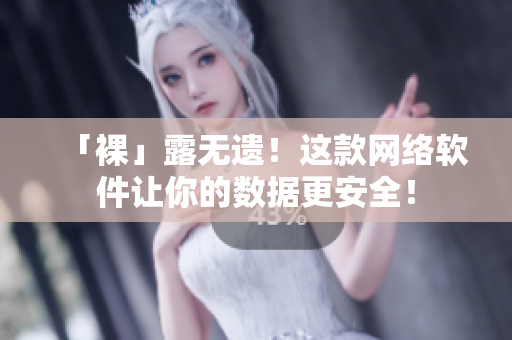 「裸」露無遺！這款網(wǎng)絡(luò)軟件讓你的數(shù)據(jù)更安全！