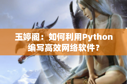 玉婷閣：如何利用Python編寫高效網(wǎng)絡(luò)軟件？