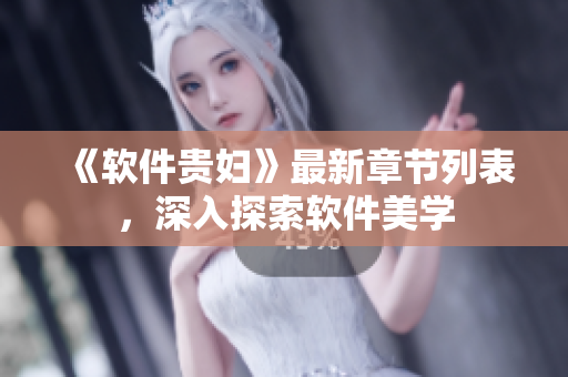 《軟件貴婦》最新章節(jié)列表，深入探索軟件美學