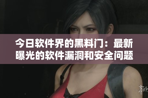 今日軟件界的黑料門：最新曝光的軟件漏洞和安全問題揭秘