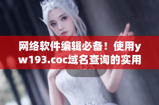 網(wǎng)絡(luò)軟件編輯必備！使用yw193.coc域名查詢的實(shí)用技巧