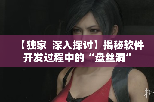 【獨家  深入探討】揭秘軟件開發(fā)過程中的“盤絲洞”