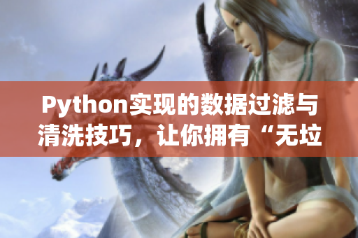 Python實現(xiàn)的數(shù)據(jù)過濾與清洗技巧，讓你擁有“無垃圾數(shù)據(jù)池”的能力！