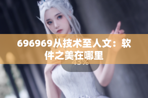 696969從技術(shù)至人文：軟件之美在哪里