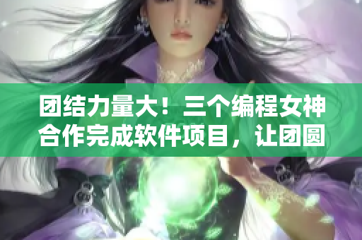 團(tuán)結(jié)力量大！三個(gè)編程女神合作完成軟件項(xiàng)目，讓團(tuán)圓更加暢快淋漓！