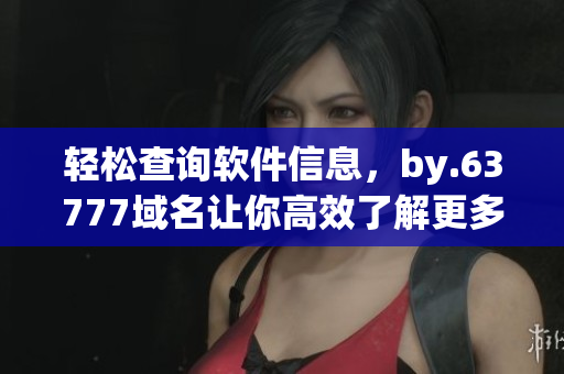輕松查詢軟件信息，by.63777域名讓你高效了解更多軟件信息