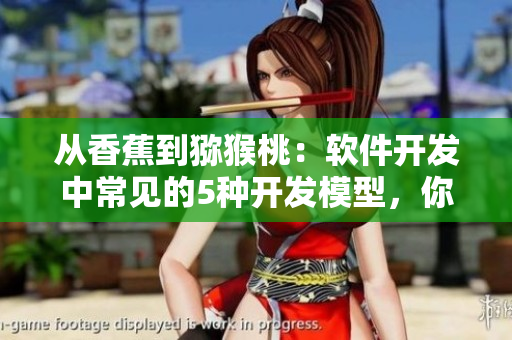 從香蕉到獼猴桃：軟件開發(fā)中常見的5種開發(fā)模型，你了解嗎？