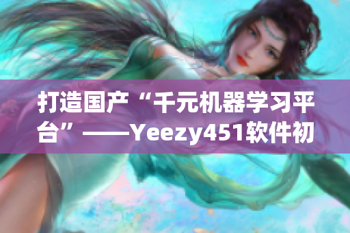 打造國產(chǎn)“千元機(jī)器學(xué)習(xí)平臺”——Yeezy451軟件初體驗(yàn)