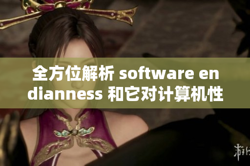 全方位解析 software endianness 和它對計算機性能的影響
