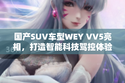 國(guó)產(chǎn)SUV車型WEY VV5亮相，打造智能科技駕控體驗(yàn)