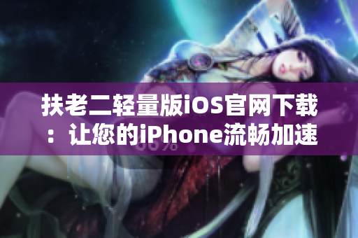 扶老二輕量版iOS官網(wǎng)下載：讓您的iPhone流暢加速的神器