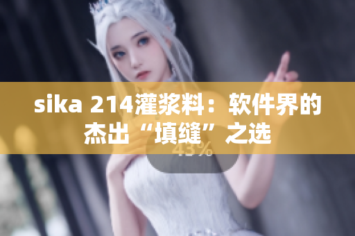 sika 214灌漿料：軟件界的杰出“填縫”之選