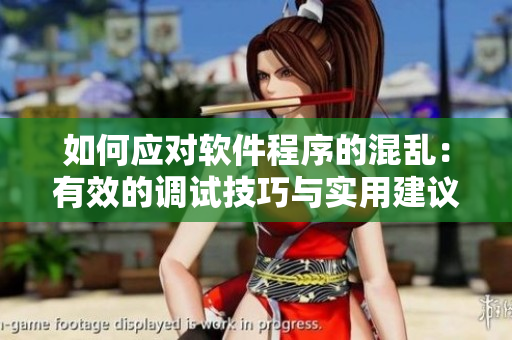 如何應(yīng)對(duì)軟件程序的混亂：有效的調(diào)試技巧與實(shí)用建議