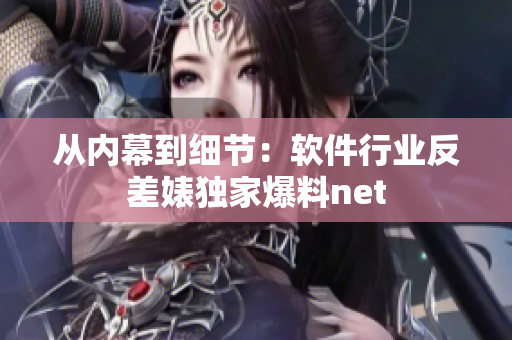 從內(nèi)幕到細(xì)節(jié)：軟件行業(yè)反差婊獨(dú)家爆料net