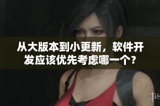 從大版本到小更新，軟件開發(fā)應(yīng)該優(yōu)先考慮哪一個？