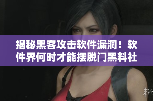 揭秘黑客攻擊軟件漏洞！軟件界何時(shí)才能擺脫門黑料社的陰影？”