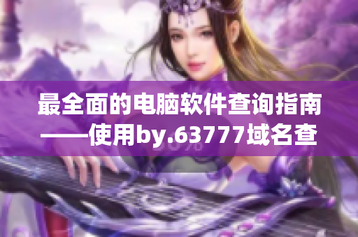最全面的電腦軟件查詢指南——使用by.63777域名查詢