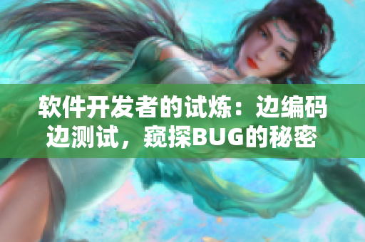 軟件開發(fā)者的試煉：邊編碼邊測(cè)試，窺探BUG的秘密