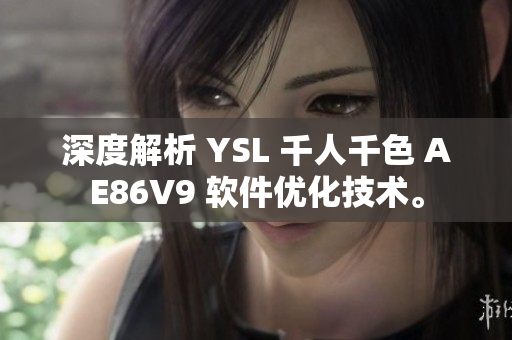 深度解析 YSL 千人千色 AE86V9 軟件優(yōu)化技術(shù)。