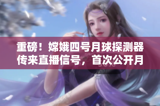 重磅！嫦娥四號(hào)月球探測(cè)器傳來直播信號(hào)，首次公開月球背面神秘面紗！