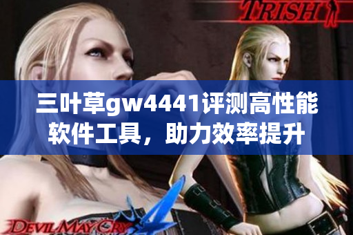 三葉草gw4441評測高性能軟件工具，助力效率提升