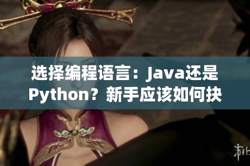 選擇編程語(yǔ)言：Java還是Python？新手應(yīng)該如何抉擇？