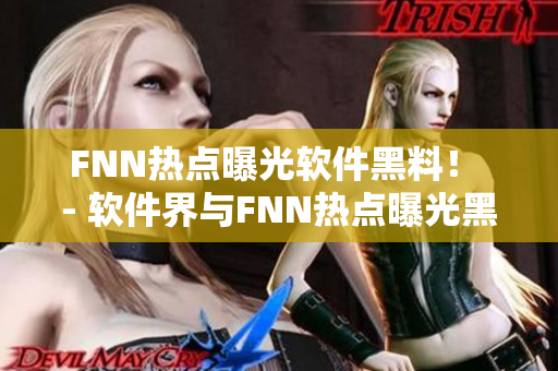 FNN熱點曝光軟件黑料！ - 軟件界與FNN熱點曝光黑料：值得深思的教訓