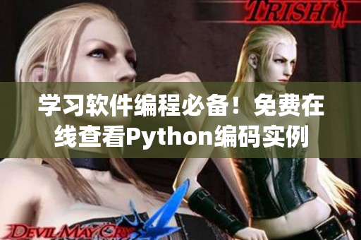 學(xué)習軟件編程必備！免費在線查看Python編碼實例