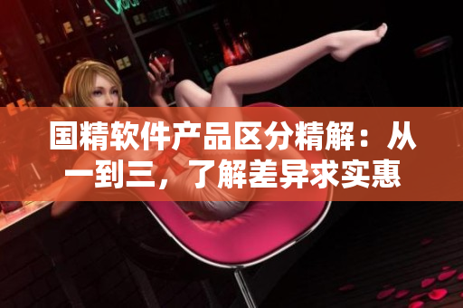 國(guó)精軟件產(chǎn)品區(qū)分精解：從一到三，了解差異求實(shí)惠