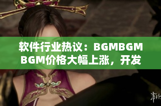 軟件行業(yè)熱議：BGMBGMBGM價(jià)格大幅上漲，開(kāi)發(fā)者心聲曝光