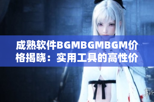 成熟軟件BGMBGMBGM價(jià)格揭曉：實(shí)用工具的高性價(jià)比之選