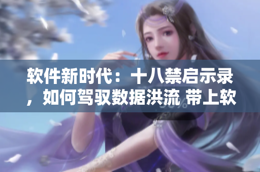 軟件新時(shí)代：十八禁啟示錄，如何駕馭數(shù)據(jù)洪流 帶上軟紙巾，探索轉(zhuǎn)型之路