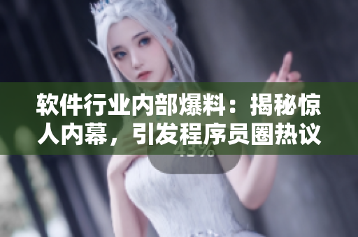 軟件行業(yè)內(nèi)部爆料：揭秘驚人內(nèi)幕，引發(fā)程序員圈熱議