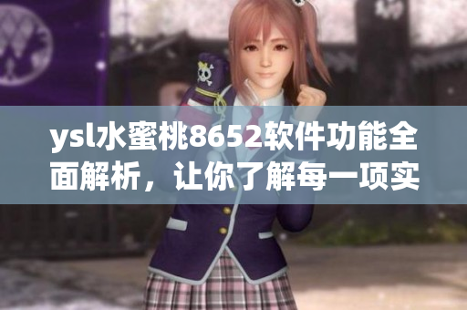 ysl水蜜桃8652軟件功能全面解析，讓你了解每一項(xiàng)實(shí)用功能