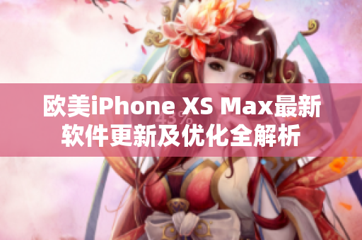 歐美iPhone XS Max最新軟件更新及優(yōu)化全解析