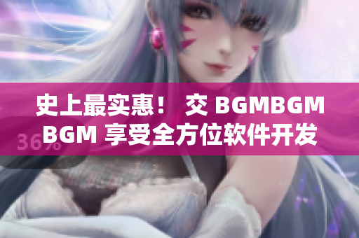 史上最實(shí)惠！ 交 BGMBGMBGM 享受全方位軟件開發(fā)指導(dǎo)