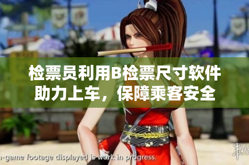 檢票員利用B檢票尺寸軟件助力上車，保障乘客安全