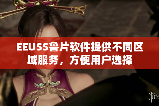 EEUSS魯片軟件提供不同區(qū)域服務(wù)，方便用戶選擇