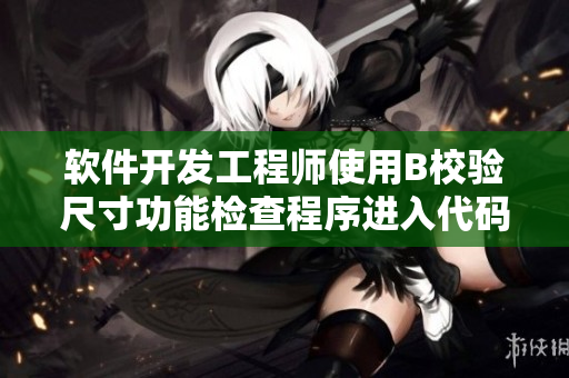 軟件開發(fā)工程師使用B校驗(yàn)尺寸功能檢查程序進(jìn)入代碼庫